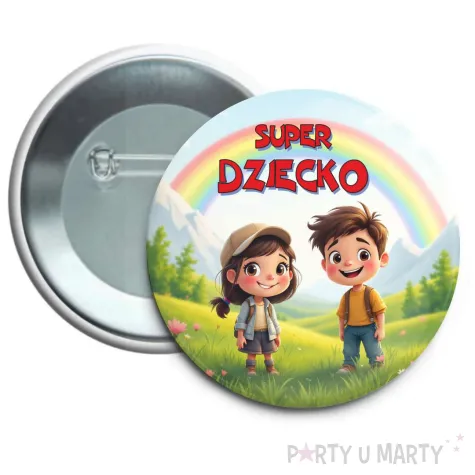 xx przypinka super dzieciak
