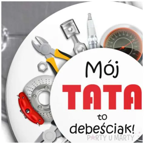 xx przypinka tata debesciak