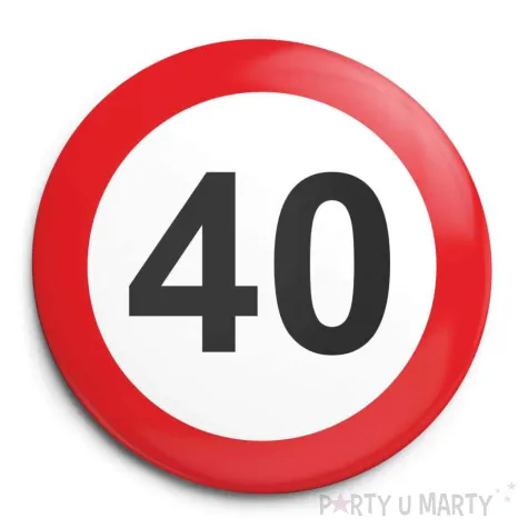 xx przypinka traffic 40