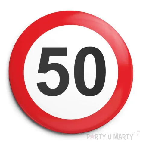 xx przypinka traffic 50