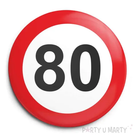 xx przypinka traffic 80