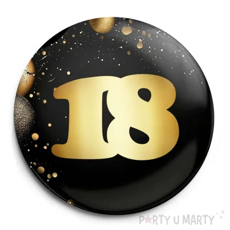 xx przypinka urodziny 18