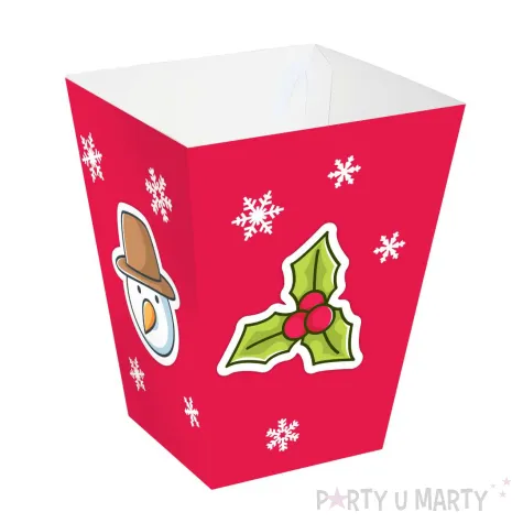 xx pudelka na popcorn bajeczne swieta 4 szt