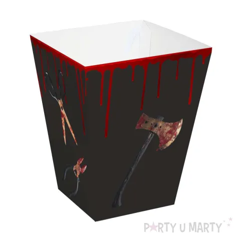 xx pudelka na popcorn krwawe narzedzia