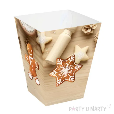 xx pudelka na popcorn piernikowy czar 4 szt