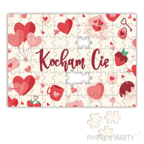 xx puzzle kocham cie slodycze