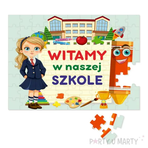 xx puzzle witamy w naszej szkole