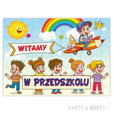 xx puzzle witamy w przedszkolu