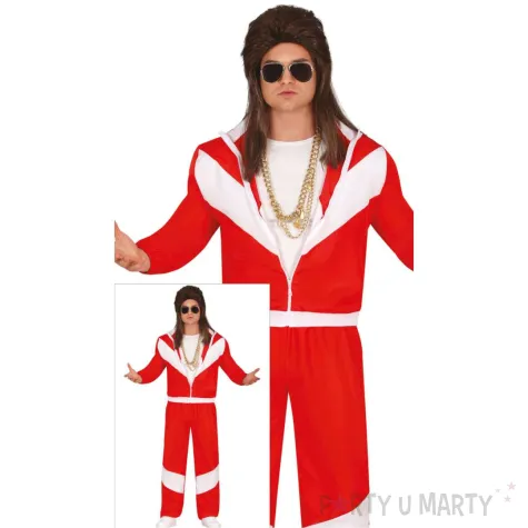 xx red tracksuit adult 48 50 m