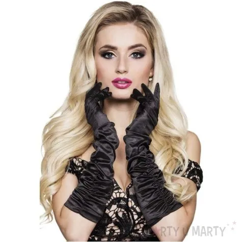 xx rekawiczki do lokcia hollywood czarne