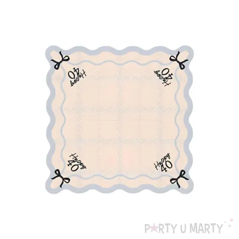 xx serwetki happy 40 33x33 cm mix 1 op 12 szt