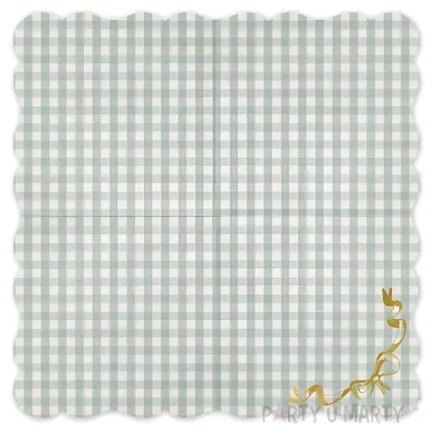 xx serwetki kratka z kokardka 33x33cm mix 1 op 12 szt