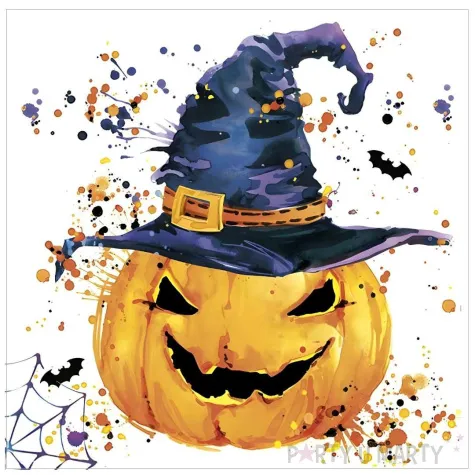 xx serwetki pap creepy pumpkin with splashes 33x33 cm 20 szt