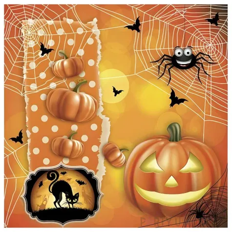 xx serwetki pap scarry halloween 33x33 cm 20 szt