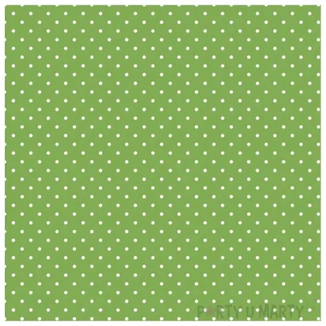 xx serwetki pap white dots on green 33x33 cm 20 szt