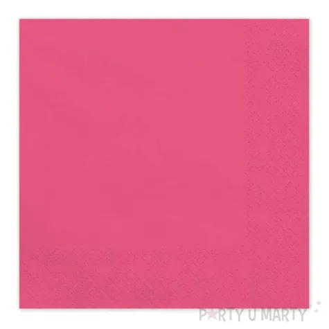 xx serwetki papierowe ciemny rozowy 33x33cm 1 op 20 szt