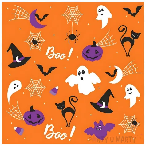 xx serwetki papierowe halloween graphics on orange 33 x 33 cm 20 szt