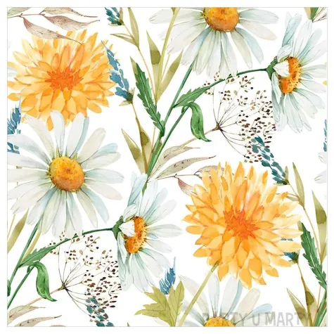 xx serwetki papierowe marigolds and wildflowers 33 x 33 cm 20 szt