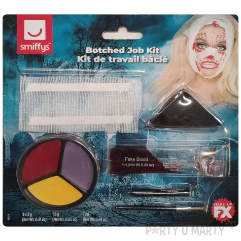 xx smiffys make up fx botched job kit aqua