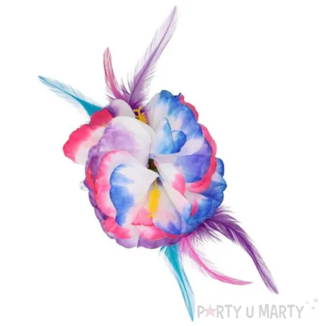 xx spinka hawajska kolorowe kwiaty 1 szt