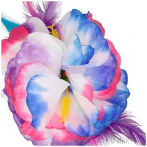 xx spinka hawajska kolorowe kwiaty 1 szt