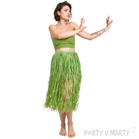 xx spodnica z rafii rozmiar dla doroslych zielona