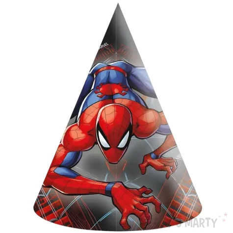 xx stai czapeczki papierowe spiderman 6 szt