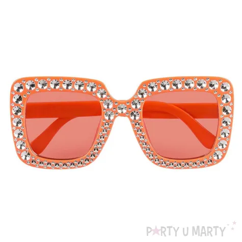 xx stai okulary bling pomaranczowe