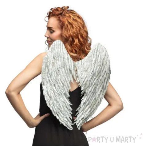 xx stai skrzydla aniola glam srebrne