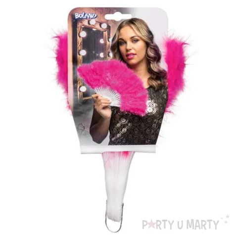 xx stai wachlarz flapper rozowy