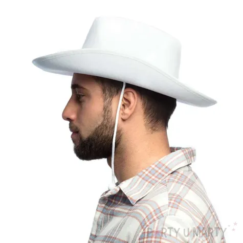 xx stak kapelusz rodeo bialy