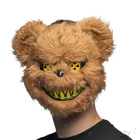 xx stam pluszowa maska krwawy niedzwiedz