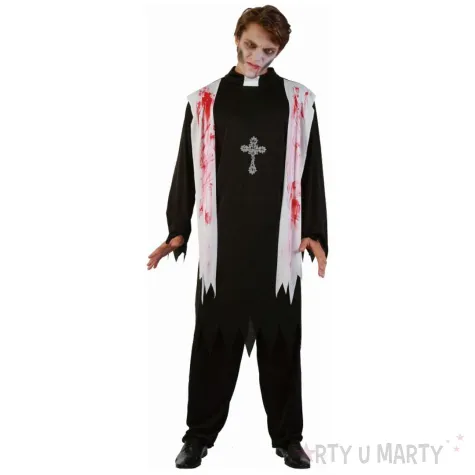 xx stdo stroj dla doroslych krwawy ksiadz sutanna z kamizelka rozm 52