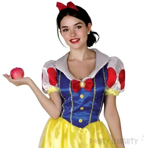 xx stdo zestaw dla dorosllch balowa krolewna sniezka sukienka opaska rozm m