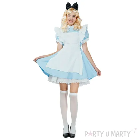 xx stdo zestaw dla doroslych alicja opaska sukienka fartuszek rozm m