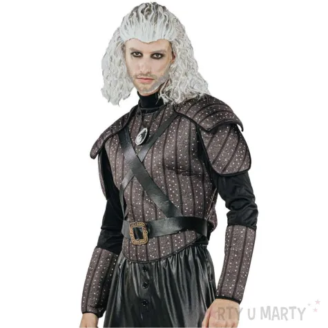 xx stdo zestaw dla doroslych czarny wojownik bluzka pancerz z paskiem naszyjnik mankiety spod