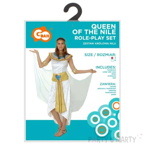 xx stdo zestaw dla doroslych krolowa nilu opaska peleryna z kolnierzem sukienka naramienniki