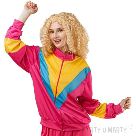 xx stdo zestaw dla kobiet disco lata 80 bluza spodnie rozm s