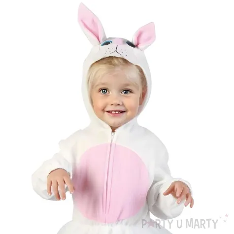 xx stdz stroj dla dzieci krolik sukienka z kapturem rozm 92 104 cm