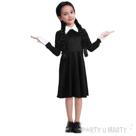 xx stdz stroj dla dzieci mroczna dziewczyna sukienka rozm 130 140 cm