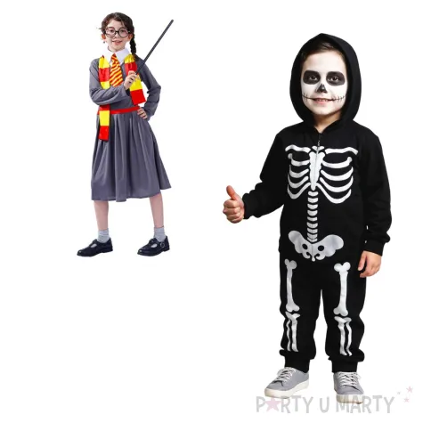 xx stdz zestaw dla dzieci czarodziejka sukienka z krawatem szalik rozm 130 140 cm