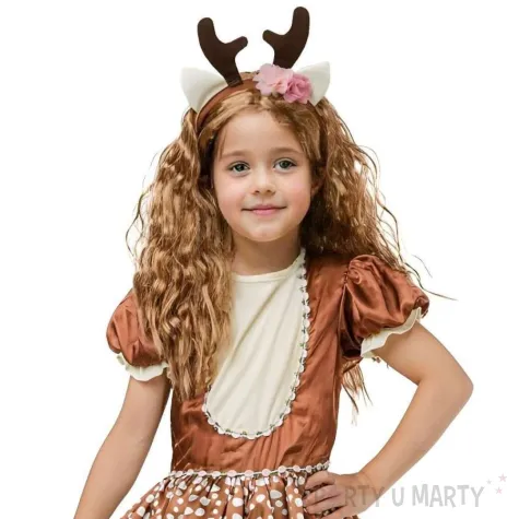 xx stdz zestaw dla dzieci jelonek sukienka opaska rozm 130 140 cm