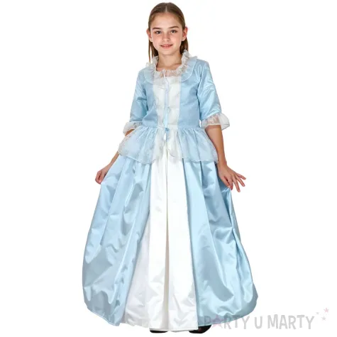 xx stdz zestaw dla dzieci krolewna deluxe sukienka usztywniona halka rozm 130 140 cm