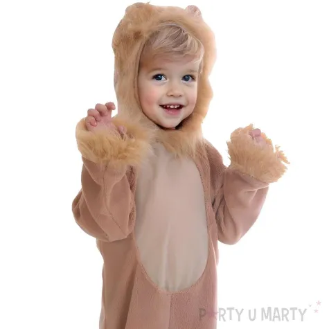 xx stdz zestaw dla dzieci lew kombinezon kaptur ogon rozm 92 104 cm