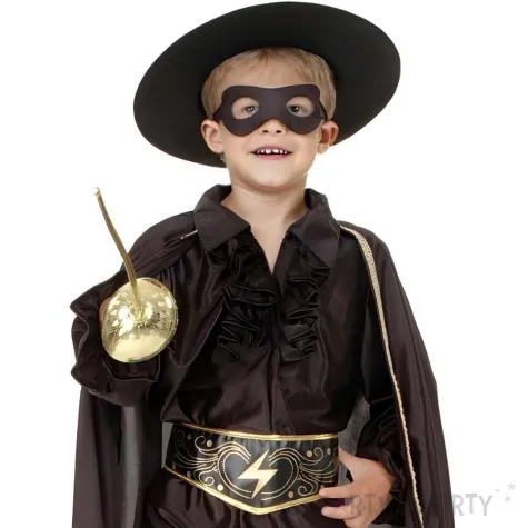 xx stdz zestaw dla dzieci mistrz szpad bluzka spodnie z nakladkami peleryna maska kapelusz p