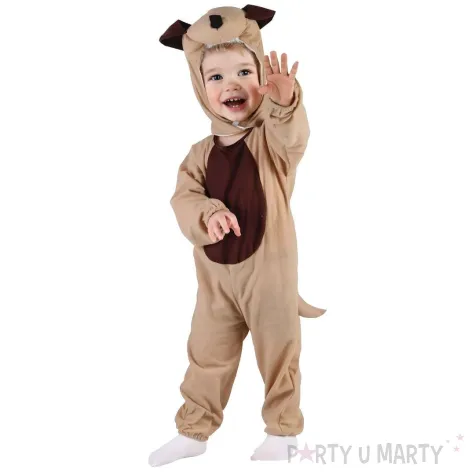 xx stdz zestaw dla dzieci piesek kombinezon kaptur ogon rozm 92 104 cm