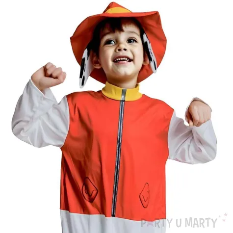 xx stdz zestaw dla dzieci psia brygada strazak kombinezon czapka rozm 92 104