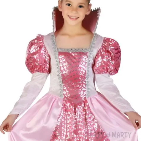 xx stdz zestaw dla dzieci rozowa krolowa sukienka korona rozm 120 130 cm