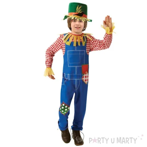 xx stdz zestaw dla dzieci strach na wroble kapelusz kombinezon rozm 110 120 cm