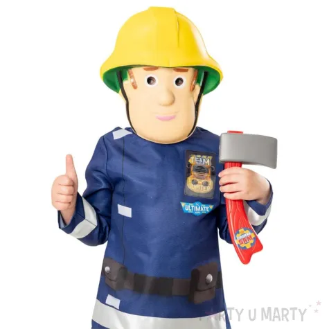 xx stdz zestaw dla dzieci strazak sam maska spodnie top rozm 5 6 lat